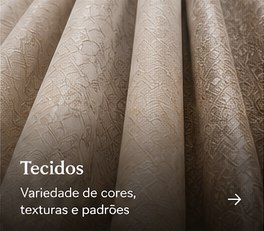 Tecidos de decoração em tons naturais
